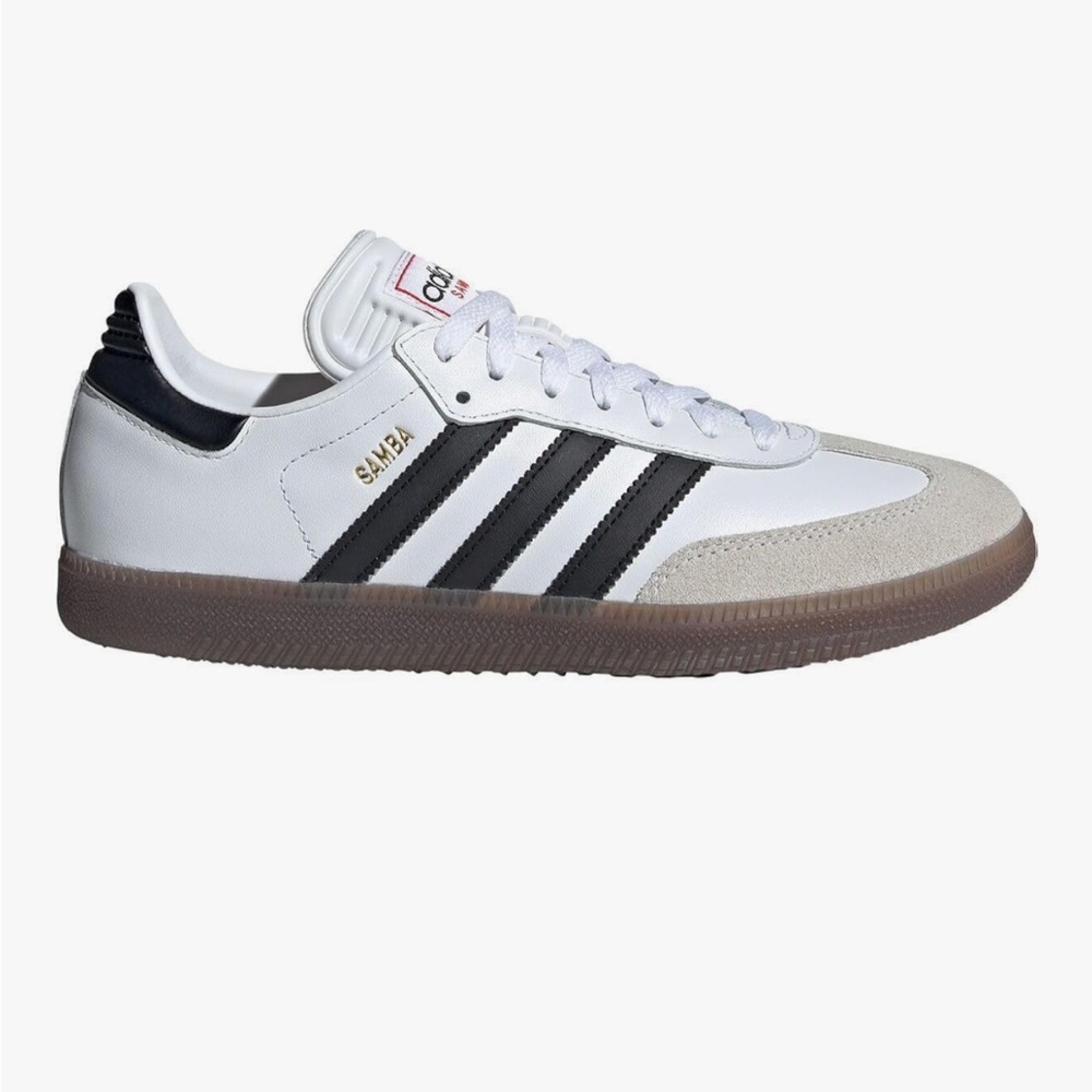 Adidas Samba White and Black Indoor Soccer Shoes Unisex Men 7.5/ Women 8.5
